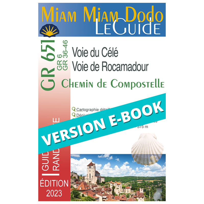 ** eBook ** Voies du Célé et Rocamadour Ed. 2023 - Miam Miam Dodo