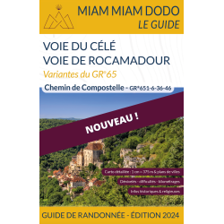 Miam Miam Dodo Variantes GR®65 : Voies du Célé et Rocamadour - Édition 2024