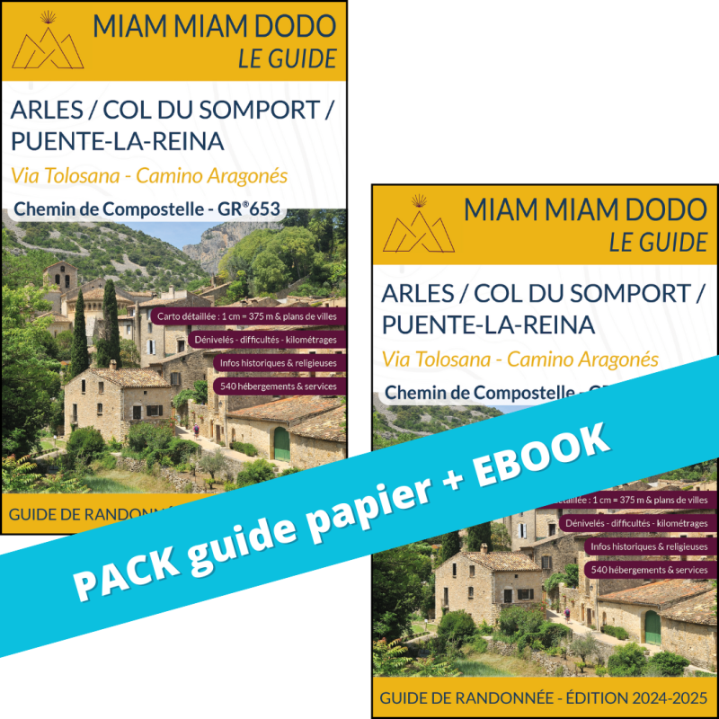 **Pack guide papier + eBook** Miam Miam Dodo Voie d'Arles Arles à