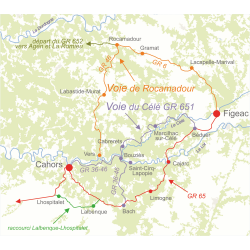 Miam Miam Dodo Variantes GR®65 : Voies du Célé et Rocamadour - Édition 2026
