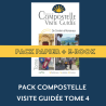 ** Pack guide papier + eBook ** Compostelle Visite Guidée : De Condom à Roncevaux (Tome 4)