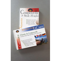 Pack "Je prépare la voie du Puy" : guide de préparation Compostelle Mode d'Emploi + LaCarte GR®65