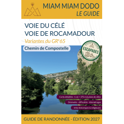 Miam Miam Dodo Variantes GR®65 : Voies du Célé et Rocamadour - Édition 2027